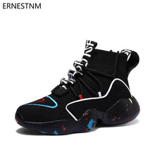 Load image into Gallery viewer, Women White Sneakers High Heel Casual