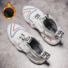 Load image into Gallery viewer, Women White Sneakers High Heel Casual