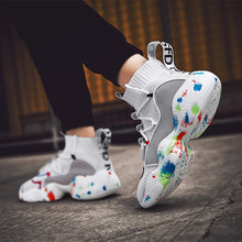 Load image into Gallery viewer, Women White Sneakers High Heel Casual